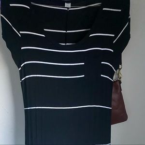 Old Navy sz Large Black & White Maxi Dress